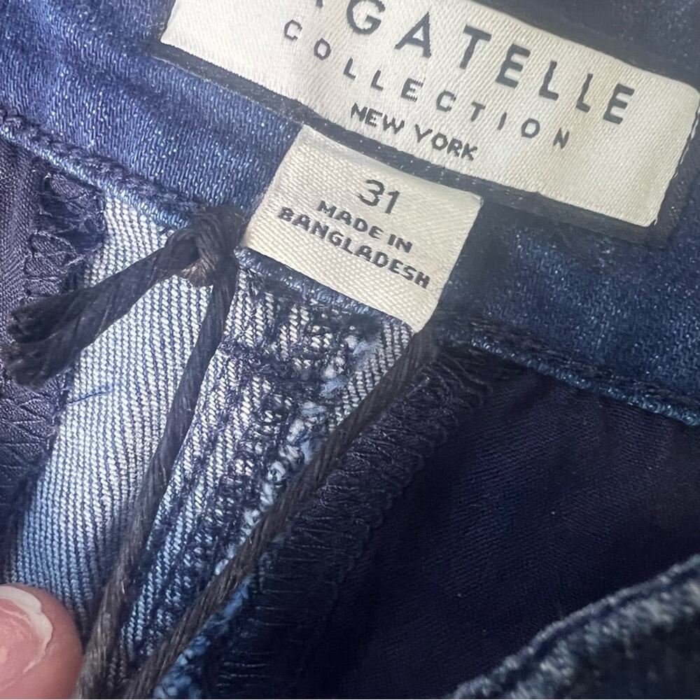 New Bagatelle Collection High Rise Wide Leg Tailored Denim 31 - Picture 5 of 7